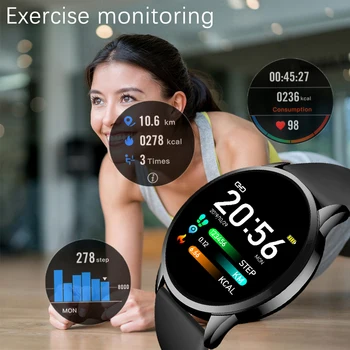 LIGE Nuevo Smart Pulsera de las Mujeres de la Frecuencia Cardíaca Presión Arterial Monitor de Deporte Smart Pulsera Podómetro fitness tracker Reloj Inteligente de los Hombres 2543