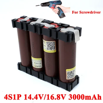 Liitokala 18650 HG2 2S 3S 4S 5S 6S 8S de 6000mAh 20A 7.4 V 12.6 V a 25.2 V 29,6 V 3000mAh para Destornillador baterías de soldadura de la batería