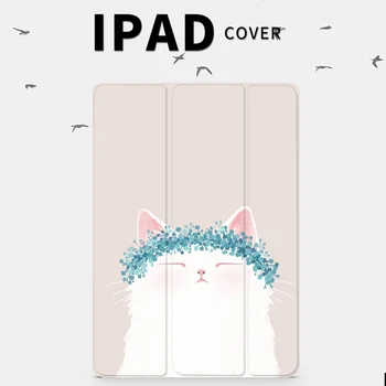 Lindo Gato Magnético Flip Cover Para el iPad Pro De 9,7