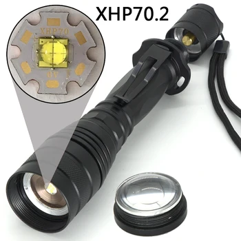 Litwod Z20P75 CREE XHP70.2 chip 32000lm convoy de la lente xlamp 18650 poderosa Táctica LED antorcha linterna con zoom cree de la Linterna xhp50