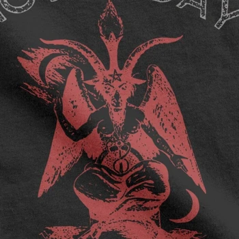 Los hombres de Hoy No Jesús de la Camiseta Satanás Sigilo De Baphomet Camiseta de Algodón Divertido Gráfico de la Muerte Impreso Tops Camiseta de Harajuku Hip Hop