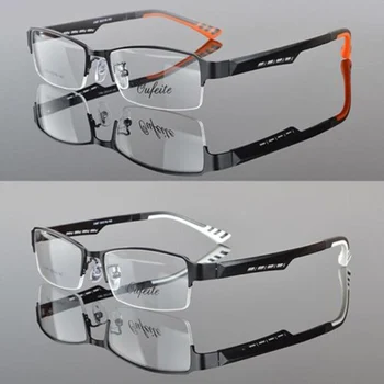 Los hombres TR90 la Mitad de Gafas sin Montura de lentes Ópticos de Gafas, Gafas de Marco 21475