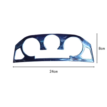 Lsrtw2017 aire acondicionado de los automóviles interruptor ajustador panel de adornos de decoración para chevrolet cavalier 2016 2017 2018 2019 acero inoxidable