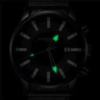 Luminoso 2020 Relojes Para Hombre Creativo De Marcado De Nuevo Casual De Lujo De Acero Simple Banda De Negocios Reloj De Pulsera Fecha Masculino Reloj Reloj Hombre