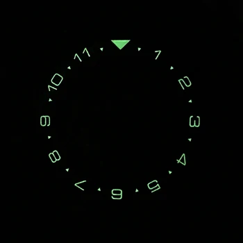Luminoso Escala de Bisel de 38 mm Bisel de Cerámica Para Insertar Seiko Marcado Prospex la Cara del Reloj Relojes de Reemplazar los Accesorios Coloridos Anillo GMT