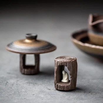LUWU de té de cerámica accesorios monje té de herramientas