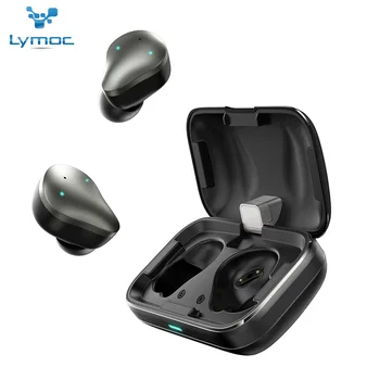 LYMOC Verdadero Auriculares Inalámbricos Bluetooth Auriculares 5.1 TWS Hifi Auriculares Estéreo de alta Micrófono con Cancelación de Ruido para todos los teléfonos 7724