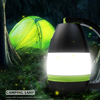 Lámpara de mesa LED Carpa de Camping Linterna de Luz Portátil al aire libre de 3-en-1 Multifuncional USB de Emergencia en el Hogar de Carga USB Linterna