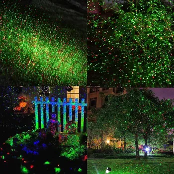Láser LED Proyector Luz del Disco Solar powered Impermeable de la Fiesta de Navidad, Luces de Jardín al aire libre del Césped del Paisaje de la Lámpara del Proyector