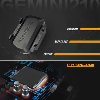 MAGENE géminis 210 S3 + Sensore di Velocità cadencia ant + Bluetooth por Strava garmin bryton calcolatore della della bici