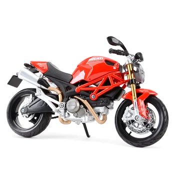 Maisto 1:12 Ducati Monster 696 Rojo Fundición De Vehículos Coleccionables Hobbies Modelo De Moto De Juguetes
