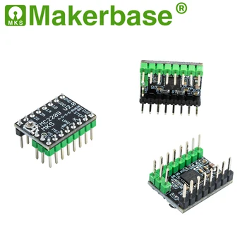 Makerbase MKS TMC2209 2209 Controlador de Motor paso a Paso StepStick impresora 3d de piezas de 2,5 UART ultra silencioso Para SGen_L Gen_L Robin Nano