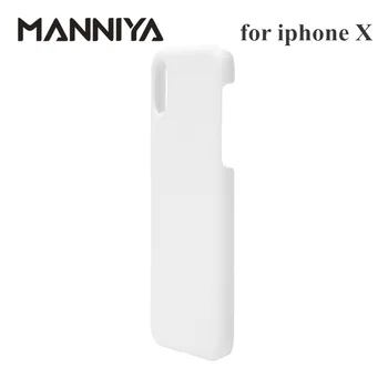 MANNIYA para iphone X XS 3D Sublimación en blanco de Teléfono de los Casos 10pcs/lote