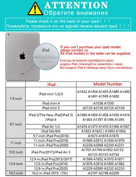 Mariposa Caso de iPad para el iPad de Aire 1 2 Funda Transparente de Silicona Reforzado las Esquinas de la Cubierta Suave de iPad 7ª generación Pro de 12,9 2020 29068
