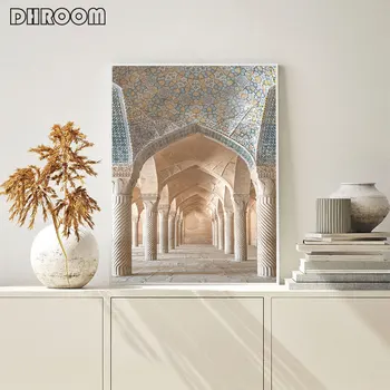 Marruecos Árabe De La Puerta De La Arquitectura Lienzo De Pintura De Viaje Paisaje De La Impresión Del Cartel Islámica Arte De La Pared De La Imagen De La Fotografía Musulmán Decoración