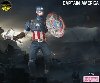 Marvel Capitán América 1:6 Edición Limitada de 999 PIEZAS de Acciones Articuladas Articulaciones Movibles Figura Juguetes