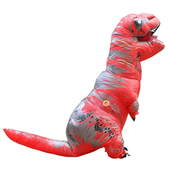Mascota Dinosaurio de Disfraces Niños Adultos Dino T Rex Inflable Traje de Purim de Disfraces de Halloween para Mujer el Hombre Carnaval de Cosplay Vestido