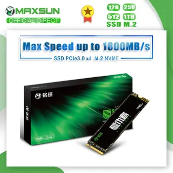MAXSUN M2 SSD de 120 gb 256 gb de almacenamiento 512 GB, 1 TB 3D NAND Flash Interna de Unidades de Estado Sólido Gen3 X 4 m.2 portátil de escritorio de Almacenamiento Interno