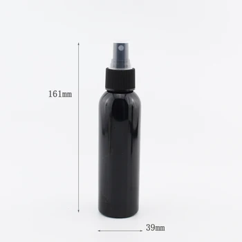 Mayorista de 120 ml X 40 Negro Spray de Agua Vacías de Plástico para Cosmética de la Botella, 120cc Perfume Rociador de la Niebla de la Bomba de Contenedor Botella de Perfumes