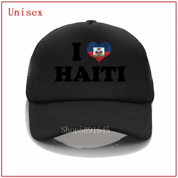 Me Encanta el Corazón de Haití bandera de la gorra de béisbol de béisbol sombreros para las mujeres papá sombrero Gorras sombreros para mujer para hombre gorros y gorras Novio de Regalo para el Día del