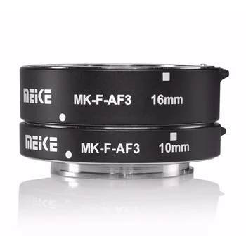 Meike Metal Enfoque Automático Macro Tubo de Extensión de 10mm, 16mm MC-F-AF3 para Fuji Fujifilm xt2 xt3 x t3 x-t20 xPro X Monte