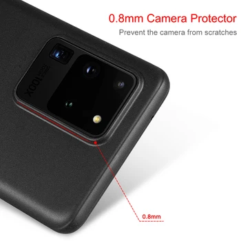 Memumi Ultra Slim Case para Samsung-Galaxy S20/S20 Plus/S20 Ultra 0.3 mm PP Delgada Mate Translúcido Cubierta Posterior S20 Ultra caja del Teléfono