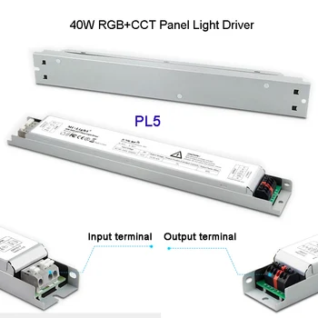 Miboxer PL5 40W RGB+CCT de la Luz del Panel Controlador de 2.4 G wireless Smart Panel de control Remoto B8/FUT089/FUT092/B4/T4 44662
