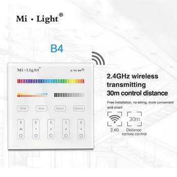 Miboxer PL5 40W RGB+CCT de la Luz del Panel Controlador de 2.4 G wireless Smart Panel de control Remoto B8/FUT089/FUT092/B4/T4