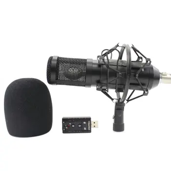 Micrófono bm 800 Actualizado BM900 KTV Micrófono Pro Audio Studio Vocal de Grabación de Sonido Mic para el Equipo de Choque de Montaje