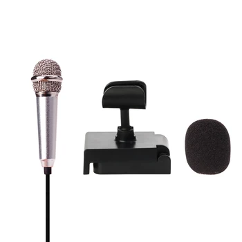 Micrófono Mini micrófono para karaoke portátil de 3,5 mm Jack de Micrófono Micrófonos Microfono Mic Para Hablar de música grabar el sonido de