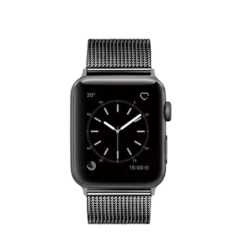 Milanese loop de banda para el Apple Watch SE 5 6 4 3Classic botón de la Pulsera de Metal de Acero Inoxidable Correa de iwatch Banda de 44 mm 40 mm 38 mm 42 mm