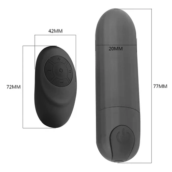 Mini Bala vibradora Para las Mujeres 10 la Velocidad del Punto G, Clítoris Estimulación Masajeador USB Cargada de Control Remoto Vibradores Juguetes Sexuales Para Mujeres