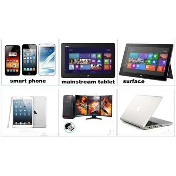 Mini Bluetooth Wireless Teclados Universal Tranquilo Slim Teclado para iPad Galaxy Tabs IOS y Android Tabletas de Windows/Escritorio/Laptop