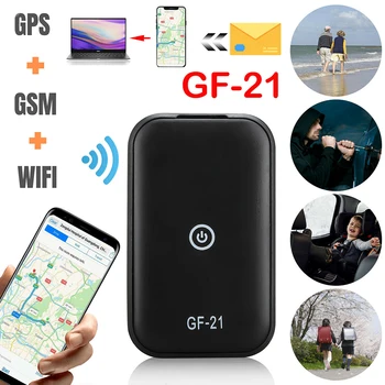 Mini GPS en Tiempo Real del Coche Perseguidor del Micrófono WIFI LBS GPS Localizador de Dispositivo de Posicionamiento Anti-Perdida de Dispositivos de Control de Voz Grabación de 2020
