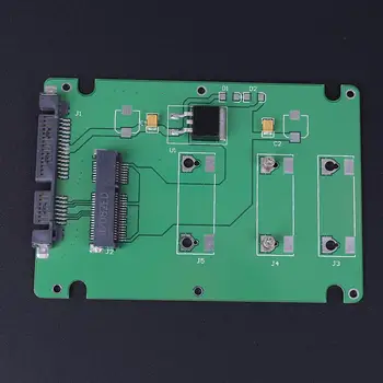 Mini SSD mSATA a SATA de 2,5 pulgadas 3 Adaptador de la Tarjeta del Convertidor con 2,5 pulgadas de Caso