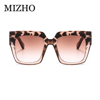 MIZHO la Plaza de la Moda de Gafas de sol de las Mujeres de la Vendimia de Moda 2020 Negro con Calidad de Gradiente de Gafas de sol de gran tamaño de las Señoras de la Marca de Diseñador