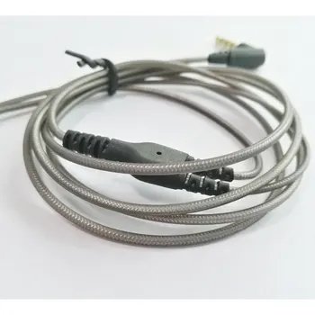 MMCX Cable Shure SE215 SE315 SE535 SE846 Auriculares Auriculares Cables Cable Con Micrófono Control de Volumen para xiaomi iphone Android