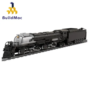 MOC 10277 Retro tren de vapor Steampunk Cocodrilo Locomotora Técnica Fuxings de Ferrocarril de alta velocidad Bloques de Construcción de Juguete de Regalo para los niños