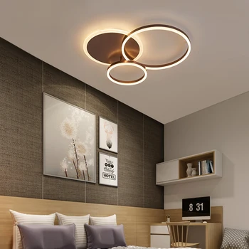 Modelo de Circel Anillos de Techo de luz LED Para la Sala de estar Dormitorio Estudio de la Iluminación de la Casa de Techo de LED de la Lámpara brillo de las luminarias de AC100-265V