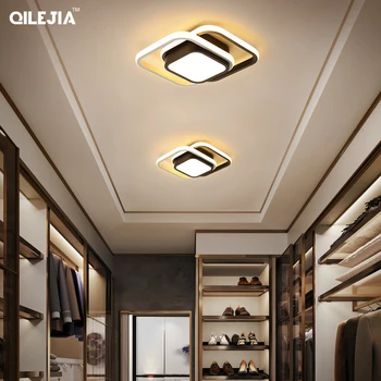 Moderno LED luces de techo para la cocina corredor de la noche corredor balcón de entrada Redondo / cuadrado LED moderna lámpara de techo para el hogar