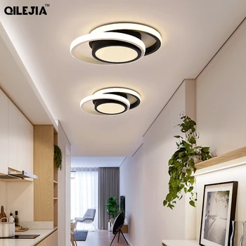 Moderno LED luces de techo para la cocina corredor de la noche corredor balcón de entrada Redondo / cuadrado LED moderna lámpara de techo para el hogar