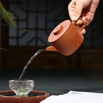 Morado Tetera Yixing Mineral De Barro Pura Hechos A Mano De Kung Fu Hervidor Creativo Teaware Enviar Caja De Regalo