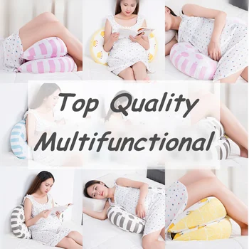 Multi-función de las Mujeres Embarazadas Almohada U Tipo Vientre de Apoyo a los Durmientes de la Almohada de Embarazo Almohada Proteger la Cintura Dormir Almohada