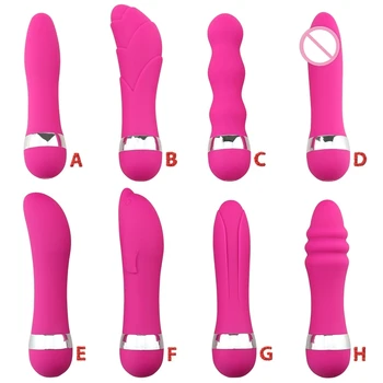 Multi-velocidad Mini Vibrador Para las Mujeres el Sexo Juguetes G-Spot Vibración Consolador Masturbación, Eróticas Masajeador de Clítoris Adulto Plug Anal de los Hombres