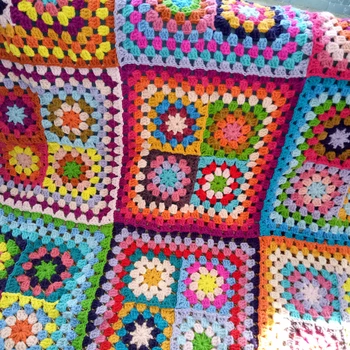 Multifuncional Crochet Portátil De La Oficina De Manta Hecha A Mano De La Almohadilla De La Alfombra De La Mano Enganchado A La Moda Crochet, Fieltro Estilo Pastoral Tablemat