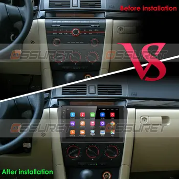 Multimedia del coche Reproductor de Radio Para Mazda 3 Mazda3 2004-2013 Android 10 de Navegación Autoradio una Grabadora de Cinta de GPS de Vídeo Estéreo WIFI