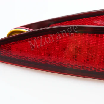 MZORANGE 1 Par Parachoques Trasero Luz Para Volkswagen Golf 7 2013-Rojo de la Lente Reflector de Freno Lámpara de Señal de Giro de los Accesorios del Coche