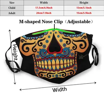 Máscara Tribal Mexicano Calavera Mexicana Cráneo Cráneo Máscara Mexicana De La Cáscara De Cráneo