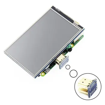 Módulo LCD de 4.0 pulgadas Pi TFT de 4.0 pulgadas de Pantalla Táctil Resistiva de 4,0 pulgadas de pantalla LCD shield módulo de interfaz HDMI para Raspberry pi