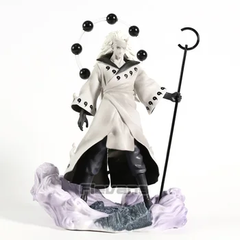 Naruto Shippuden Rikudo Sennin Uchiha Madara PVC Figura de la Estatua Coleccionable Modelo de Juguete